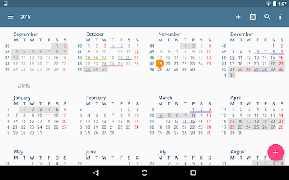 aCalendar - a calendar app for Android