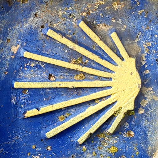 Camino Map : French way logo