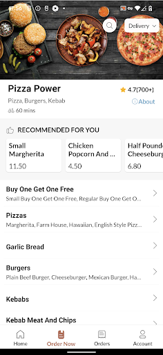 Pizza Power Screen 3