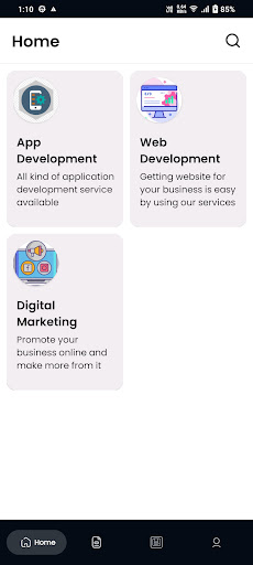 Android application Your Digital Solution screenshort
