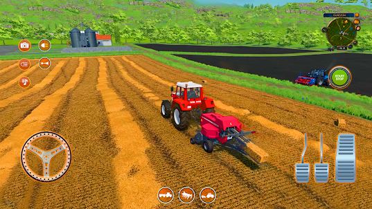 拖拉機牽引農業遊戲
