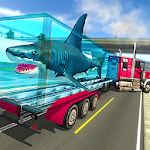 Cover Image of Descargar Transporte de animales marinos Juego de conducción de camiones 2019  APK
