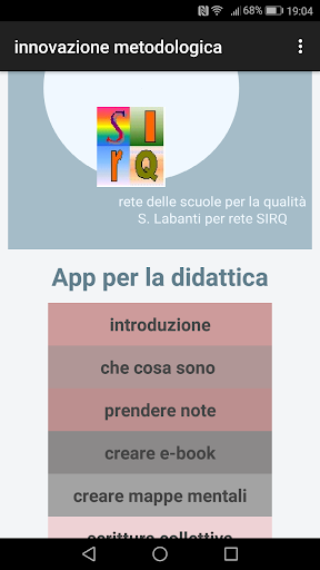 Android application App per imparare screenshort
