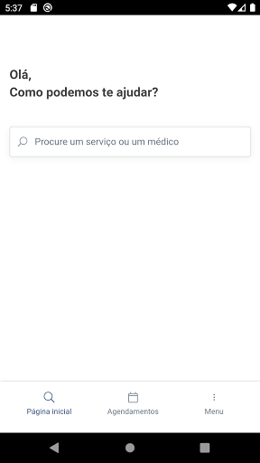 Android application Centro Médico S. J. Américas screenshort