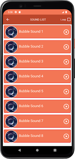 Bubble Sounds Screen 3