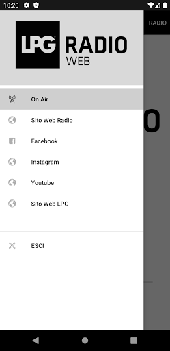 LPG RADIO WEB Screen 2
