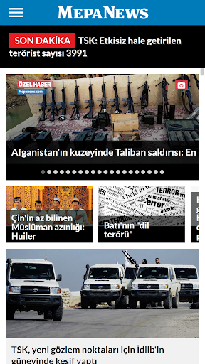 Android application Mepa News screenshort
