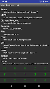 OBDII Trouble Codes Capture d'écran