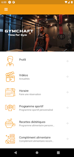 Gymchaft Screen 2