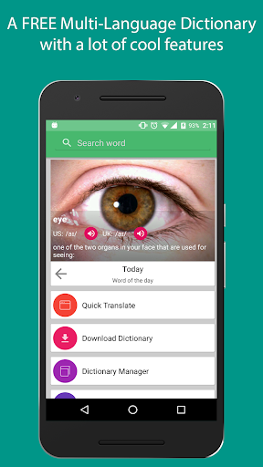 Android application Lingoes Dictionary screenshort
