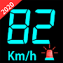 GPS Speedometer Speed Limit - Mileage HUD View