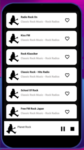 Classic Rock Music Radio Screen 3