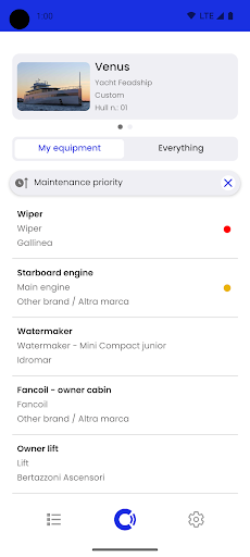 Android application Captayn screenshort