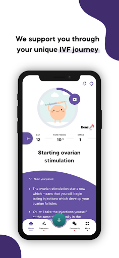 Android application Bonzun IVF screenshort