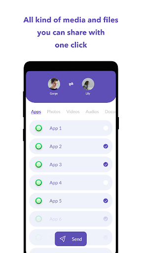 Halver - File Transfer, share Screen 2