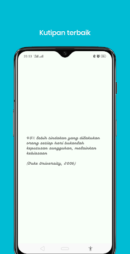 Android application Mengatasi Kebiasaan Buruk screenshort