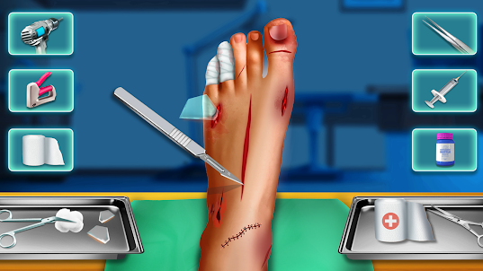 Foot Clinic Doctor Care Games