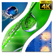 Drops of Water Wallpaper 4K  Icon