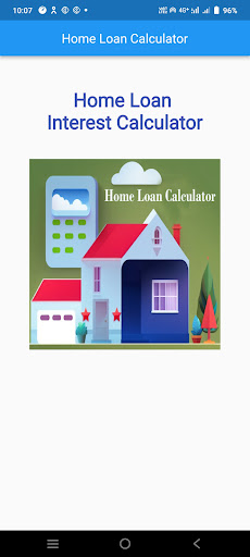 Android application Home Loan Interest Calculator screenshort