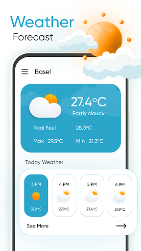 Live Weather: Weather Forecast Screen 2