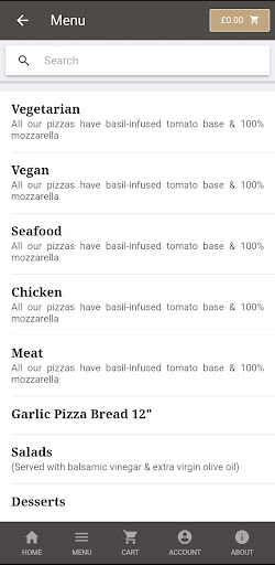 @Home Pizza Screen 2