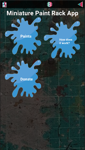 Android application Miniature Paint Rack App screenshort