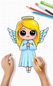 How To Draw Cute Girls - Apps on Google Play