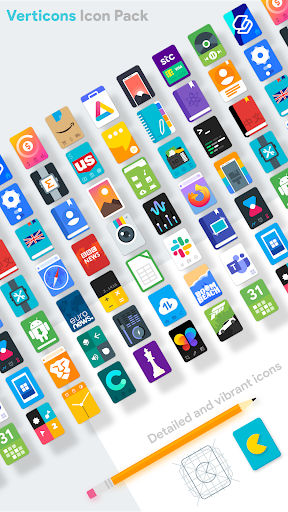 Verticons Icon Pack - Personalization - apps