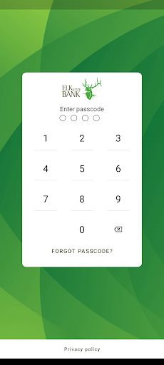 Android application Elk State Bank screenshort
