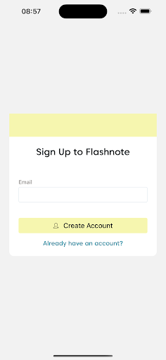 Flashnote Screen 2