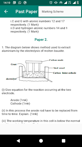 Chemistry Notes&Papers Form1-4 Screen 3
