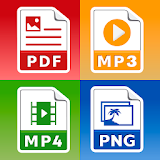All Files Converter - PDF, DOC, JPG, GIF, MP3, AVI icon