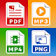 फाइल कनवर्टर - PDF, DOC, JPG, GIF, MP3, AVI, MP4 विंडोज़ पर डाउनलोड करें
