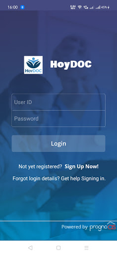 Android application HoyDOC screenshort