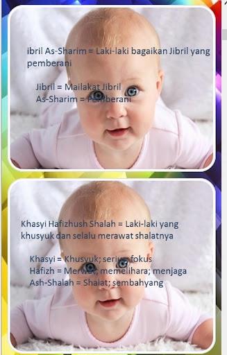 baby boy Islam and meaning