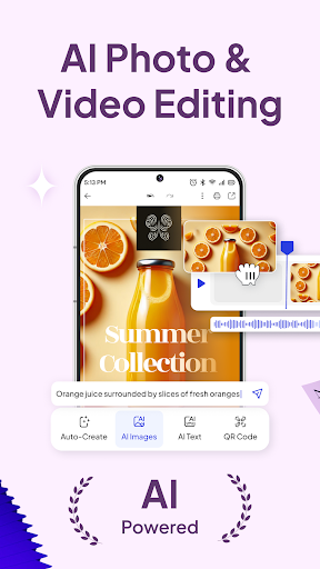 Screenshot of Fluer: AI Design, Photo, Video