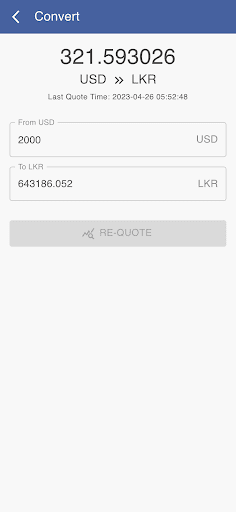 USD to LKR Screen 3