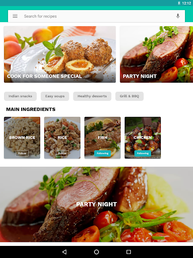 Screenshot of Indian Cooking Recipes App