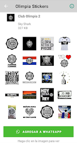 Screenshot 6 Club Olímpia Asunción Stickers android