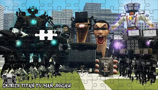 Skibidi Titan Tv Man Jigsaw