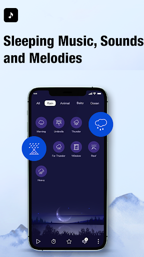 Android application Aurora - Sleep Sounds screenshort