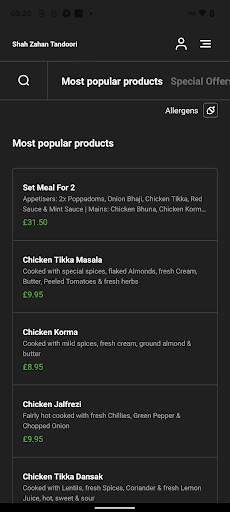 Shah Zahan Tandoori- Norwich Screen 3