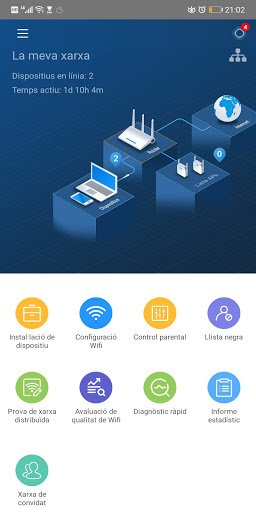 Android application Wifi Andorra Telecom screenshort