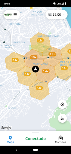 Android application Nova Taxi - Taxista screenshort