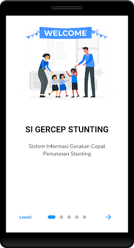 Android application SIGERCEP STUNTING screenshort