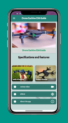 Android application Drone Eachine E58 Guide screenshort