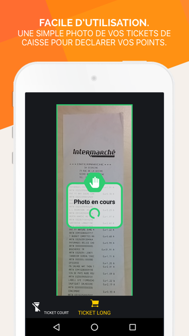 Android application FidMarques - Mes cartes Marque screenshort