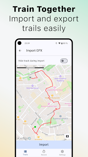 Screenshot of The Mantrailing App