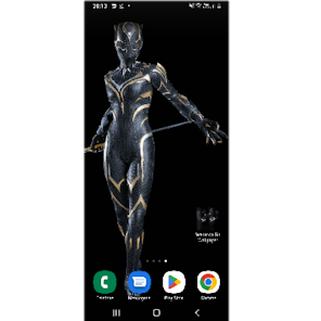 Screenshot 4 Wakanda Girl Wallpaper fã android