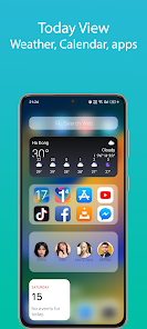 Captura 2 Lanzador iOS 17 para Android android